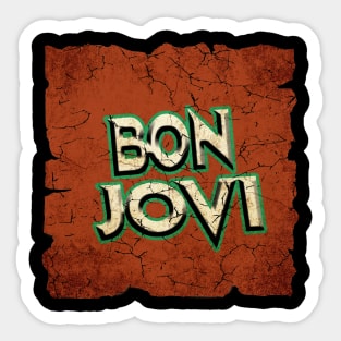 Bon JoVi Vintage roks Sticker